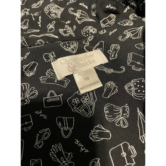 Christopher & Banks Shop Shopping Dress Size 10 - Picture 6 of 7